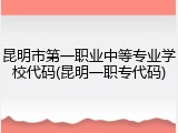 昆明市第一职业中等专业学校代码(昆明一职专代码)