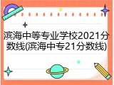 滨海中等专业学校2021分数线(滨海中专21分数线)