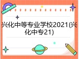 兴化中等专业学校2021(兴化中专21)