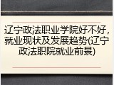辽宁政法职业学院好不好，就业现状及发展趋势(辽宁政法职院就业前景)