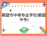 鹤壁市中等专业学校(鹤壁中专)