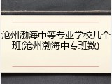 沧州渤海中等专业学校几个班(沧州渤海中专班数)