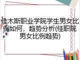 佳木斯职业学院学生男女比例如何，趋势分析(佳职院男女比例趋势)