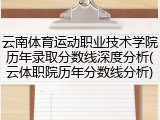 云南体育运动职业技术学院历年录取分数线深度分析(云体职院历年分数线分析)